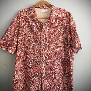 MENS COLUMBIA PFG Red/White/Blue size XL